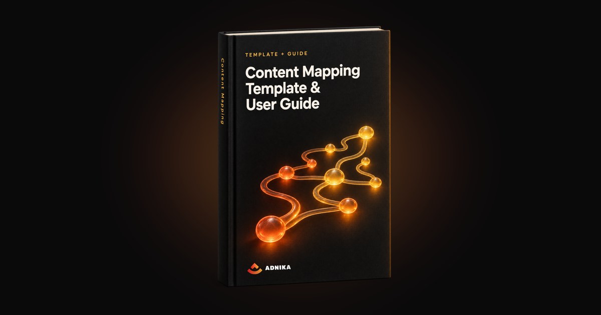 Content Mapping Template & User Guide cover