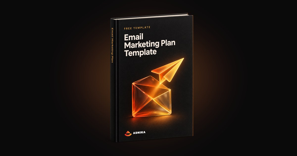 Email Marketing Plan Template cover