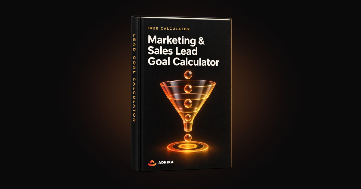 Marketing & Sales Lead Goal Calculator cover