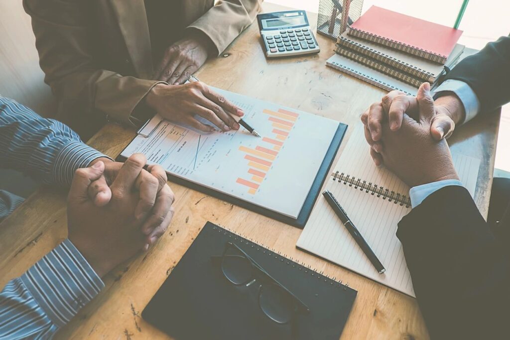 Group of person discussing Hubspot's Potential